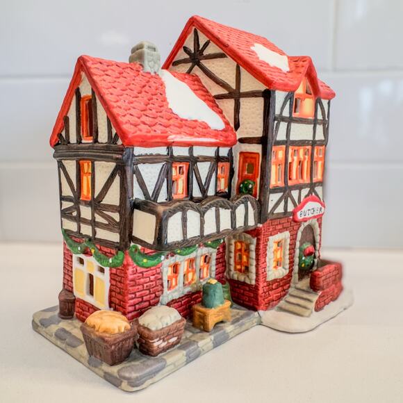 1995, Christmas Traditions, “Butcher House”, by Holiday Expressions - Picture 9 of 10